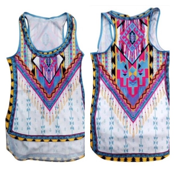 Tribal pattern top. 2X HP - Picture 8 of 8